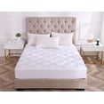 thumbnail image 1 of Deluxe Fitted Mattress Pad with Deep Pockets, 1 of 4
