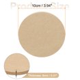 thumbnail image 2 of Uxcell 2pcs 4 Inch Wood Circles for Crafts, 0.31 Inch Thick Unfinished Blank Wooden Rounds Slice Cutouts, 2 of 7