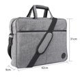 thumbnail image 2 of 15.6inch Laptop PC Shoulder Bag Carrying Soft Notebook Case Cover Gray, 2 of 11
