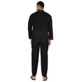 thumbnail image 4 of Inkmeso Men's Cotton PJs Solid Sleepwear Lounge Wear Top & Bottom Pajama Set, 4 of 7