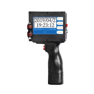 Handheld Logo Date Batch Number Coding Machine Small Automatic Inkjet Printer QR Code Inkjet Printer