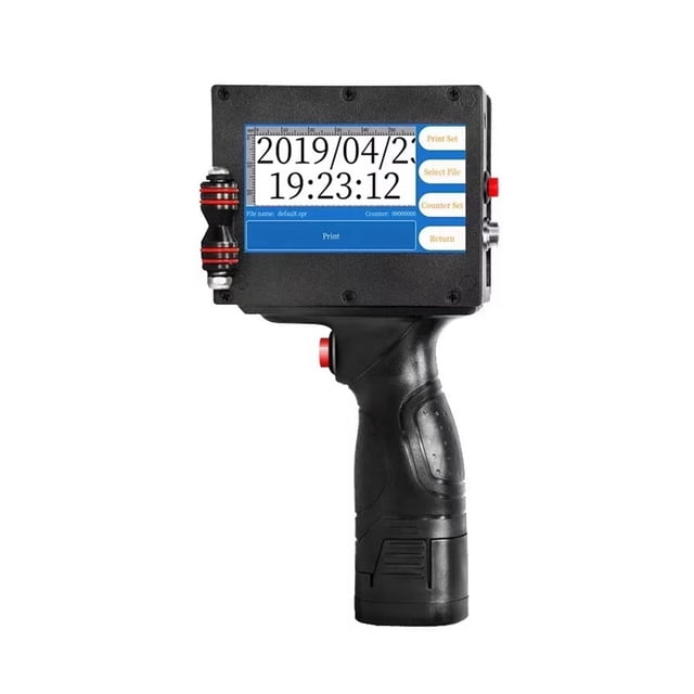 Handheld Logo Date Batch Number Coding Machine Small Automatic Inkjet Printer QR Code Inkjet Printer