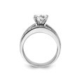 thumbnail image 2 of Sterling Silver Engagement Bridal Wedding Ring Set with Cubic Zirconia (CZ) (CZ), 2 of 4