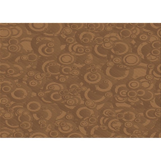 Ahgly Tapis Rectangulaire Lavable en Machine Intérieur Transitionnel Brun Selle, 2 Pieds x 3 Pieds