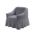 thumbnail image 2 of Stretch Wing Chair Slipcovers,Pleated Ruffled Skirt Armchair Slipcover,Stretch Slipcovers for Sofa,Seersucker Armchair Covers with Skirt Ruffle,Living Room Sofa Slipcover Furniture Protector, 2 of 8