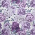 thumbnail image 1 of oneOone Velvet Purple Fabric Floral Craft Projects Decor Fabric Printed By The Yard 58 Inch Wide-0K, 1 of 4