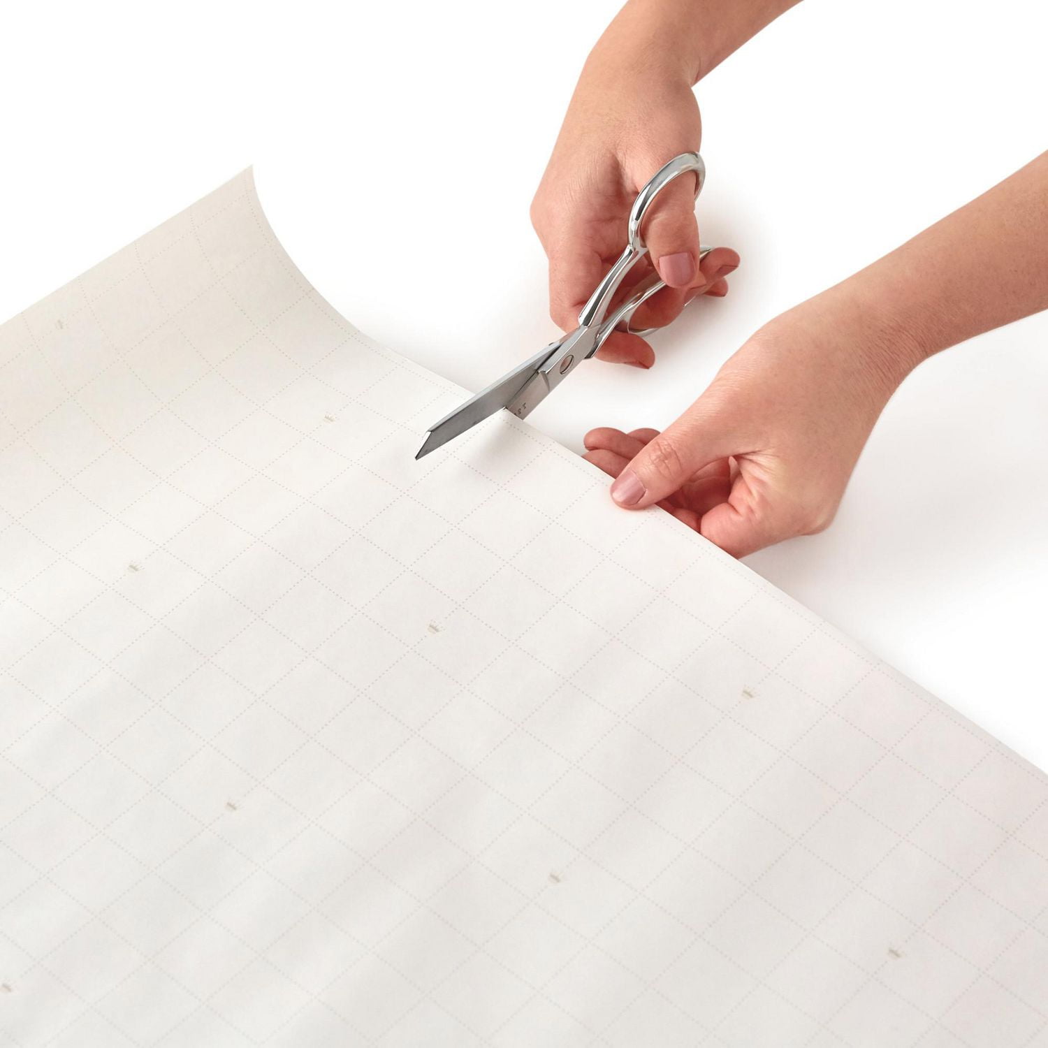 Papier d'emballage Hallmark de Noël, bleu métallisé, avec lignes de découpage au verso (3 rouleaux : 60 pieds carrés au total), bonshommes de neige, flocons de neige, sapins de Noël