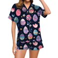 thumbnail image 1 of GDREDA Ensemble de Sommeil pour Femmes, Mode Décontractée pour Dames, Lapin de Pâques, Imprimé Numérique 3D, Pyjama Court, Combinaison de Pyjama, Ensembles de Pyjama pour Femmes, pyjamas Rose Vif, TTG, 1 of 4