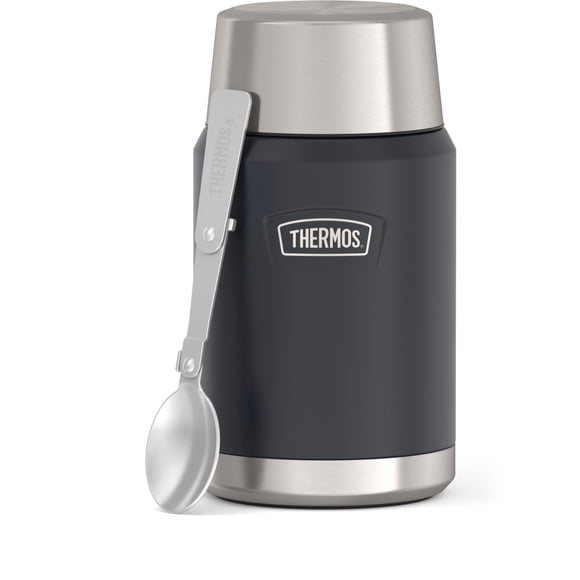 THERMOS, ICON Series, 24 Ounce Stainless Steel Vacuum Food Jar, Granite