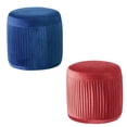 thumbnail image 2 of Canadian Glaze Ottoman Blue, 2 of 2