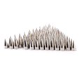 thumbnail image 4 of 100 Pcs Pointes Coniques en Métal 7*9 mm à Vis, Clous Vissés, Bricolage en Cuir, Rivets Style Punk (Argent), 4 of 4