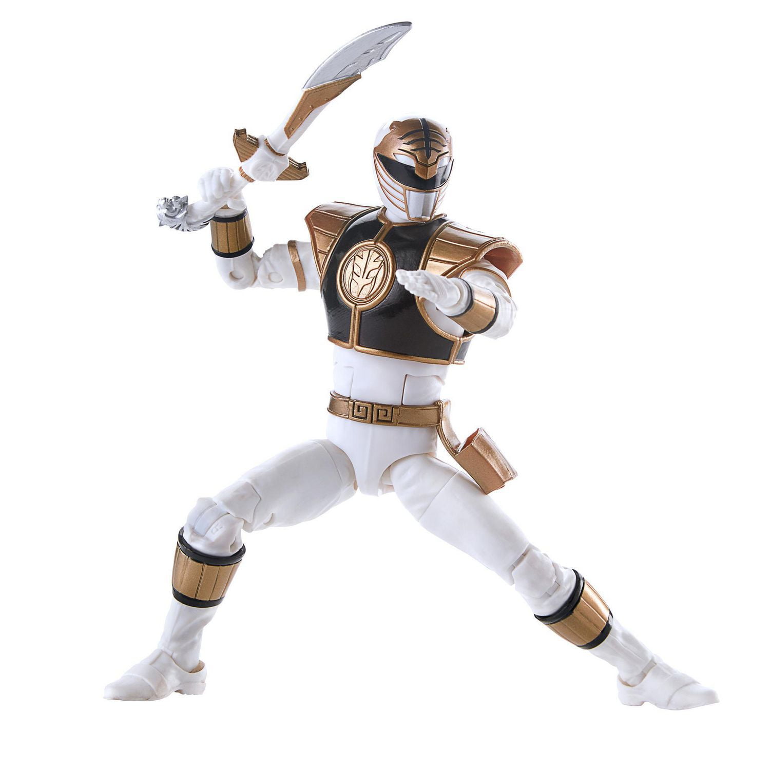 Power Rangers Lightning Collection - Figurine de collection Mighty Morphin Ranger blanc de 15 cm