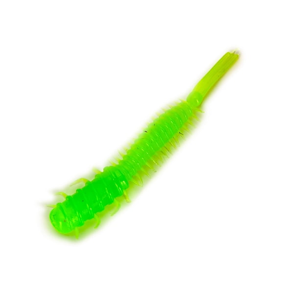 20 Pcs Appâts Souples Petite Palette Appâts en Silicone Artificiels Flexibles Grand Application Pratique Grand Application Leurres de Pêche vers Accessoire Vert