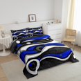 thumbnail image 3 of Erosebridal Geometric Circle Comforter Sets,Stripes Lines Comforters & Duvets,Super Cozy Reversible Bedding Comforter Set,Abstract Decoration,2pcs, 3 of 8