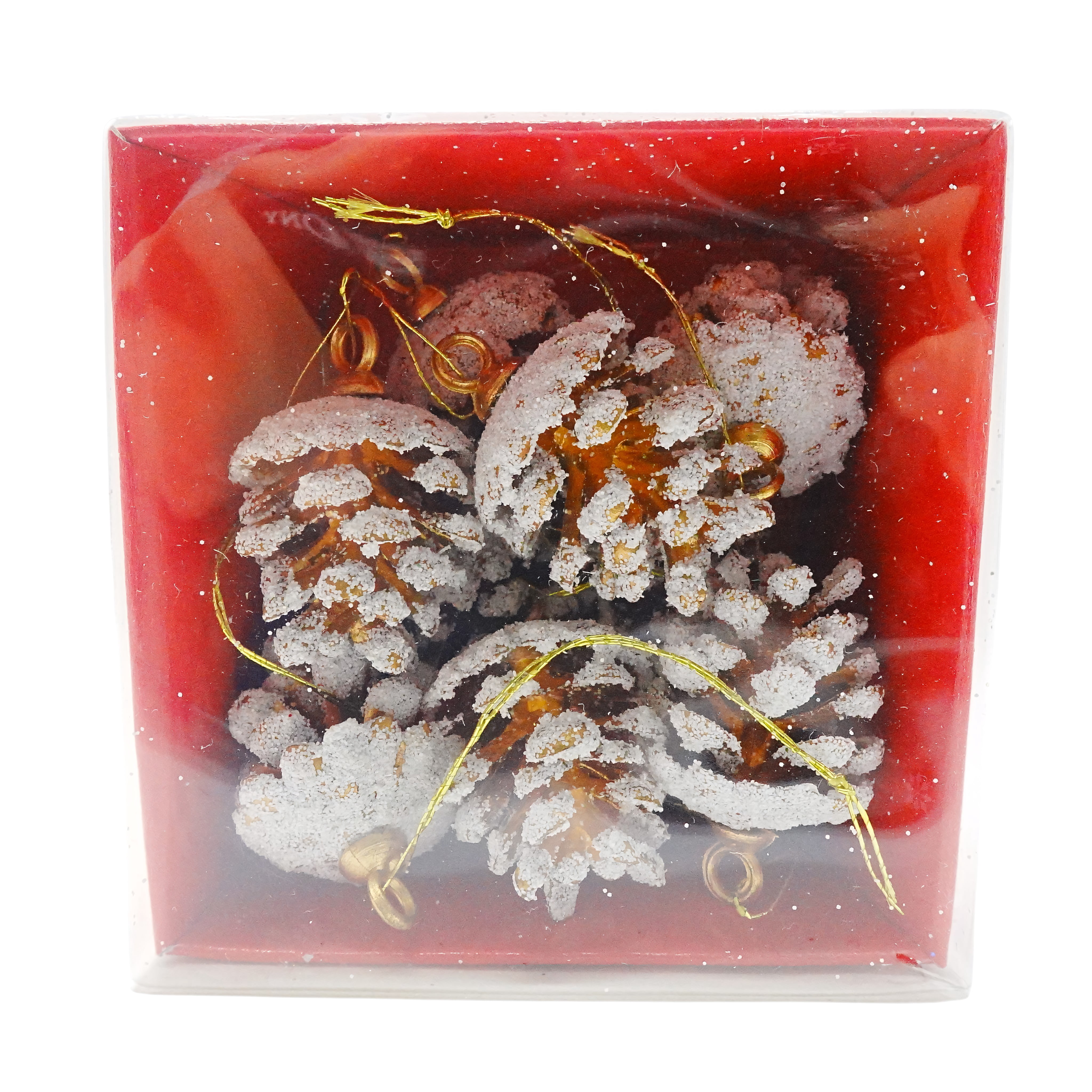 Holiday Time Frosted Pinecone Christmas Ornament Set, 9 Count - Walmart.ca