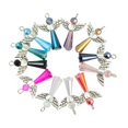 thumbnail image 4 of KLKCMS 12pcs Handmade Angel Fairy Charms Pendants Acrylic Drop Beads for Jewelry Making Blue, 4 of 9