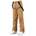 thumbnail image 4 of Tidyack,Insulated Ski Pants, Windproof Snowboard Pants, Waterproof Breathable, Men's Large Size, Dual-Layer Design, For Skiing Snowboarding, High-Performance Outdoors Gear, Durable Nylon Lining,, 4 of 9