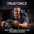 thumbnail image 3 of Logitech G923 Racing Wheel and Pedals for PS 5, PS4 and PC featuring TRUEFORCE up to 1000 Hz Force Feedback, Responsive Pedal, Dual Clutch Launch Control, and Genuine Leather Wheel Cover (Renewed), 3 of 7