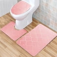 thumbnail image 4 of Back To School!Thick Bathroom Rugs Mat,Bath Mats for Bathroom Floor Non Slip Non Skid Washable,Bathroom Toilet Cover Bathroom Mats Absorbent Printed Floor Mats Bathroom Toilet 3 Piece Floor Mat Set, 4 of 8