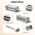 thumbnail image 3 of freestylehome Pasta Maker 304 Stainless Steel Kitchen Pasta Roller Attachment Replacement for KitchenAid Stand Mixer, 3 of 7