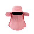 thumbnail image 1 of Maytalsory Waterproof Face Covering Sun Hat For Outdoor Activities Adjustable Hood Pink, 1 of 6