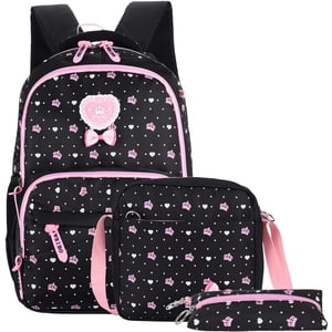 Sac scolaire, sac à dos pour filles, sac scolaire, sacs à dos, sac pour enfants, 3 pièces pour l'école et les loisirs