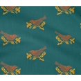 thumbnail image 4 of oneOone Cotton Flex Fabric Branch & Bird Block Printed Craft Fabric BTY 40 Inch Wide, 4 of 4