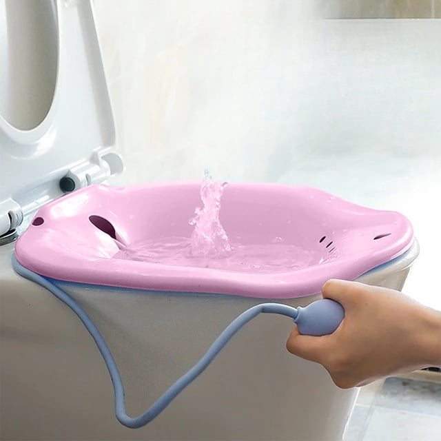 Boovnll Comfortable Sitting Bath Tub With High Temperature Resistance And Flatter Layer Ideal For Elderly And Disabled Avoid-Overflow Design Included