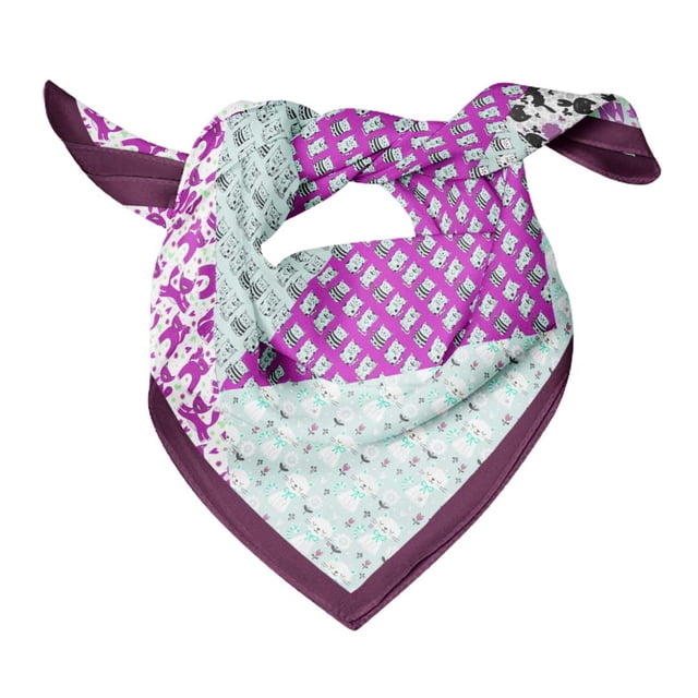 Bimba Womens Rectangular Printed Cotton Voile Scarf Neck Head Wrap-40 x 80 Inches