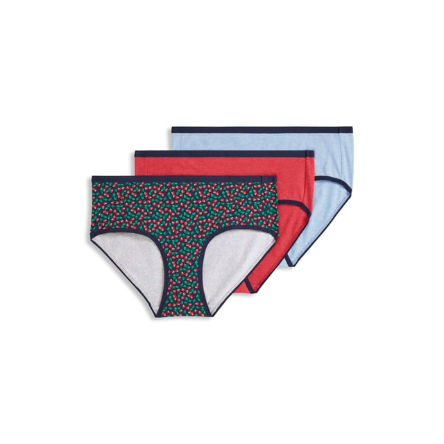 Jockey Culotte Hipster à Logo Extensible en Coton Biologique pour Femmes - Lot de 3
