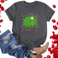 thumbnail image 1 of T-Shirt de la Saint-Patrick pour Femmes, Mode, Imprimé de la Saint-Patrick, Col Rond, Manches Courtes, T-Shirt Décontracté, Haut, T-Shirts de la Saint-Patrick pour Femmes, 1 of 4