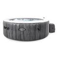thumbnail image 2 of Intex PureSpa Plus Spa Gonflable en Bois Gris avec 6 Cartouches de Filtre, 2 of 12