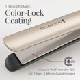 thumbnail image 2 of Remington Pro Color Care Technology Professional 1" Ceramic Flat Iron Hair Straightener, Champagne, 2 of 8