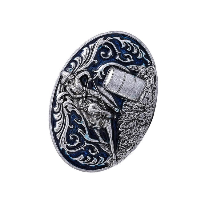 tredstone Accessoire de Boucle de Ceinture Western Cowboy de Course en Baril Classique Rétro pour Hommes