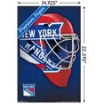 thumbnail image 2 of NHL New York Rangers - Mask 16 Wall Poster, 22.375" x 34", 2 of 4