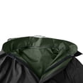 thumbnail image 4 of LOVZFMLL Jackets for Men Rainstorm Proof Long Raincoat PVC Hiking Raincoat Solid Color Reflective Strip Men's Long Sleeved Raincoat, 4 of 6