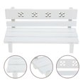 thumbnail image 2 of MasteelfCA Miniature Garden Bench Micro Garden Bench Mini Garden Park Bench Mini House Accessories, 2 of 8