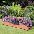 thumbnail image 2 of Costway 36 Inch Wooden Flower Planter Box Garden Yard Decorative Window Box Rectangular, 2 of 10