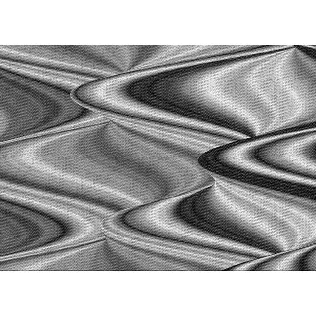 Ahgly Company Machine Washable Indoor Rectangle Transitional Gray Cloud Gray Area Rugs, 5' x 7'
