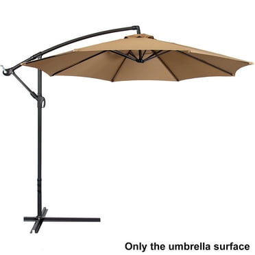 Agiferg Garden Umbrella Outdoor Stall Umbrella Beach Sun Umbrella Replacement Cloth 78.7 Inch Diameter