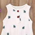 thumbnail image 3 of EYIIYE Unisex Baby Sleeveless Romper Linen Romper Jumpsuit Summer Clothes, 3 of 6
