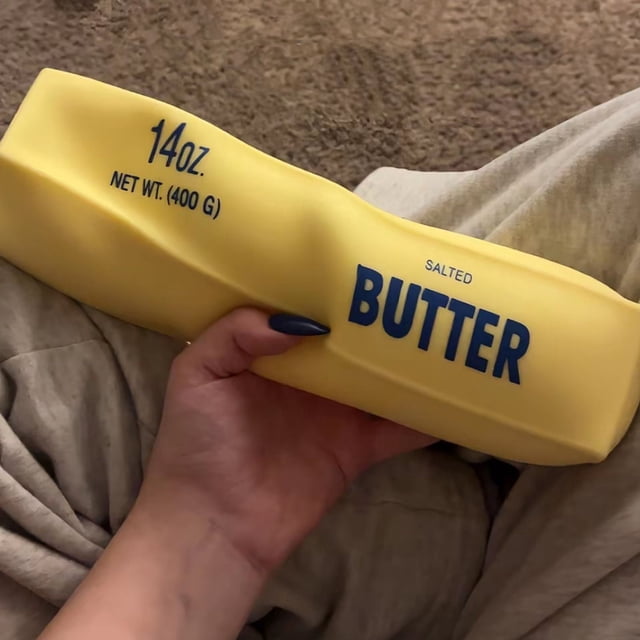 Jumbo Butter Squishies 14oz Butter Stick Squishy, Squeezy Butter Shape Stress Ball Slow Rising Food Fidget Toy for Stress Relief & Anxiety Relaxation 2026