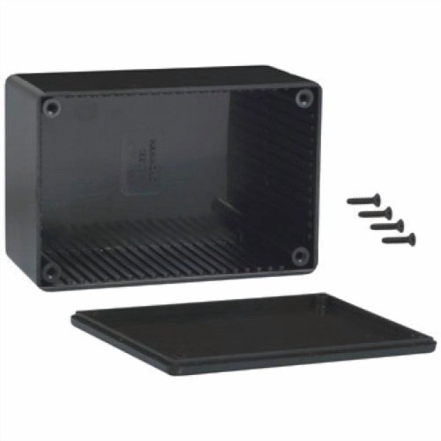1591TBK - Boîte de Projet 4.7X3.2X2.2IN PLAS BLACK