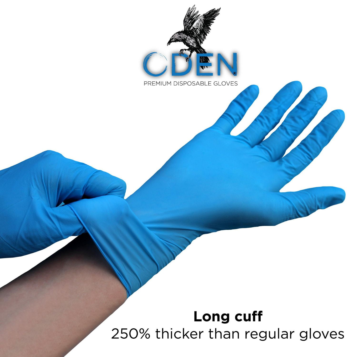 Oden 30ct Splash Guard Latex Glove