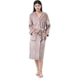 thumbnail image 1 of Sunny Forrest Desert Taupe Hooded Robe with pockets for men/women (CA/US, Alpha, Small, Medium, Regular, Regular, Taupe), 1 of 1