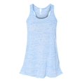 thumbnail image 1 of Bella Ladies Flowy Racerback Tank, L, Blue Marble, 1 of 3