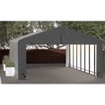 thumbnail image 3 of ShelterLogic ShelterTube 20 x 32 x 12 ft Grey Wind And Snow-Load Rated Garage, 3 of 6