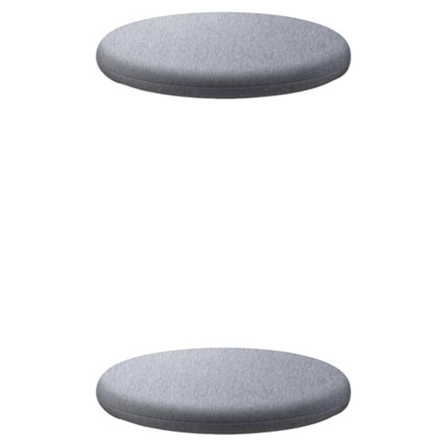 Baohd Chair Cushion Soft Comfortable And Skin Friendly Wide Application Round Cushion light grey 40cm 2Set
