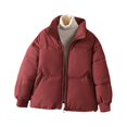 thumbnail image 1 of Redempat Winter Essential Comfortable And Warm Women S Puffer Jacket Easy To Clean Stylish And Fashionable red M, 1 of 6