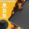 thumbnail image 3 of GFTIME 17.3"x12.7" bbq cast iron griddle pan for BroilKing Baron 420/440/490/520/590,Reversible grill griddle for BroilKing Crown 420/440/4, 3 of 7